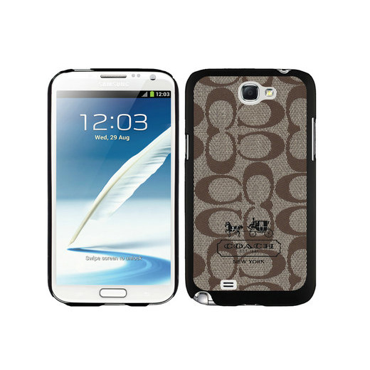 Coach In Signature Beige Samsung Note 2 Cases DTH | Women